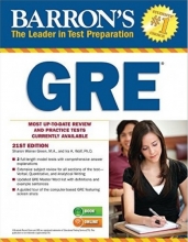 خرید کتاب بارونز جی آر ای  Barrons GRE 21st Edition