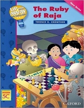 خرید کتاب آپ اند اوی این انگلیش یاقوت راجا Up and Away in English Reader 5C: The Ruby of Raja