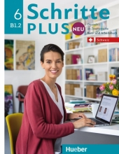 كتاب آلمانی شریته پلاس نئو Schritte plus Neu 6 (B1.2) Kursbuch + Arbeitsbuch