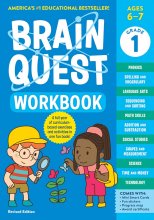 Brain Quest Workbook: 1st Grade Revised Edition کتاب کار برین کوئست: پایه اول (ویرایش جدید)