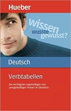 کتاب آلمانی  Verbtabellen Deutsch: Die wichtigsten regelmäßigen und unregelmäßigen Verben im Überblick